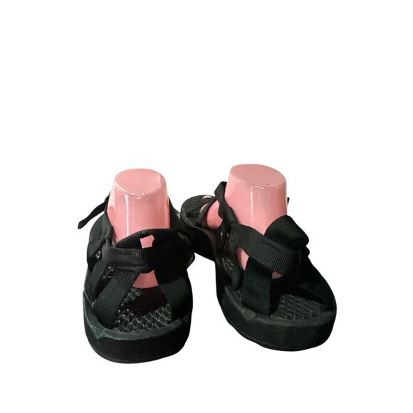 TEVA Men’s Sz 11 6815 Black Fabric Adjustable Chaco Like Strap Sport Sandals - Picture 5 of 8
